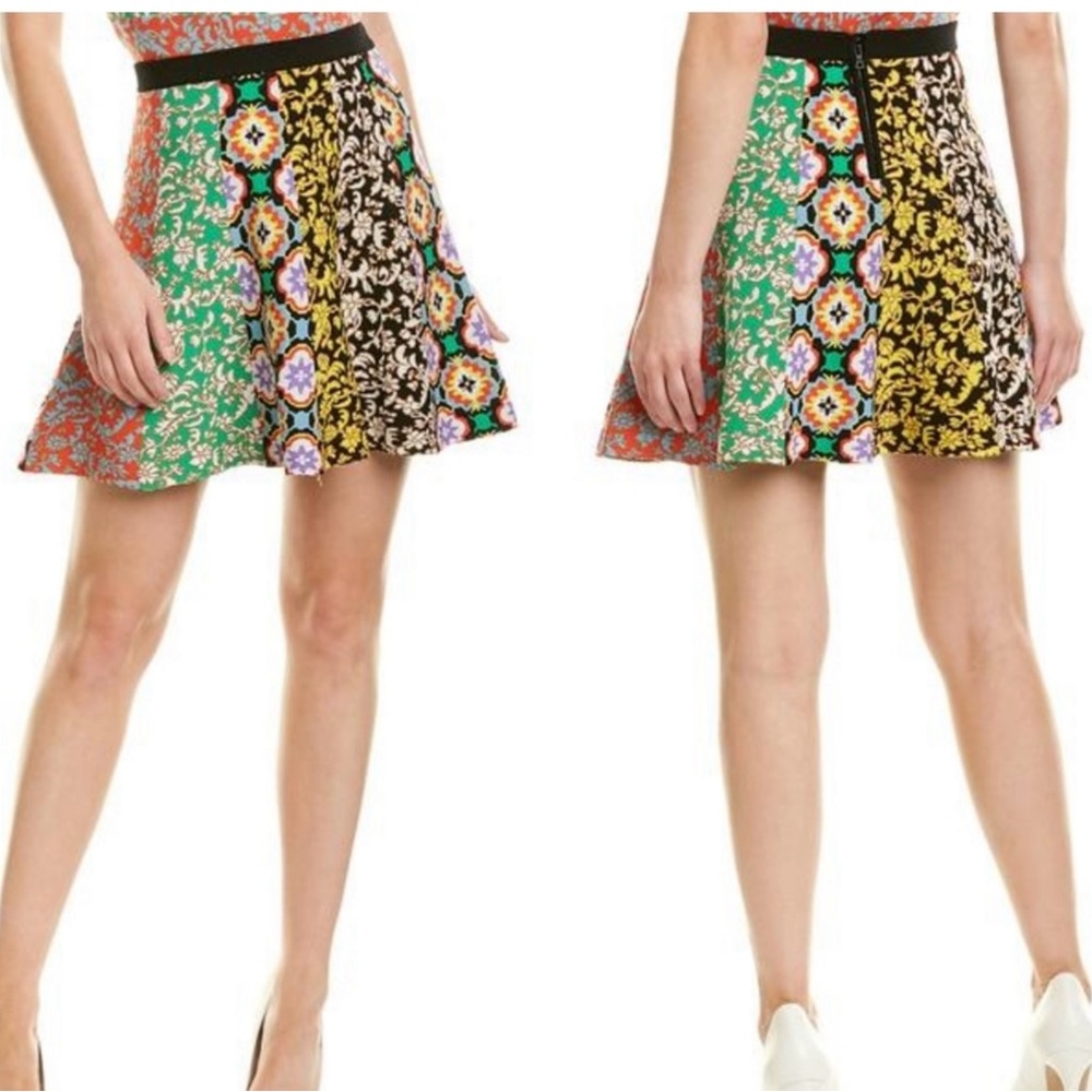 Alice + Olivia Bunnie Mini Skater Skirt